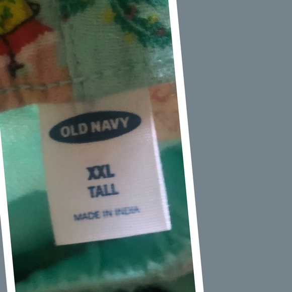 **Never Worn**Old Navy Merry & Bright Holiday Flannel Pajama Pant- XXL Tall - Picture 3 of 4